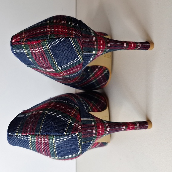 #ADM Attitude heels plaid sz 8m - Picture 8 of 10